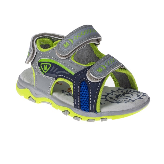 Сандалии детские арт. SB-24040, цвет серый, размер 28