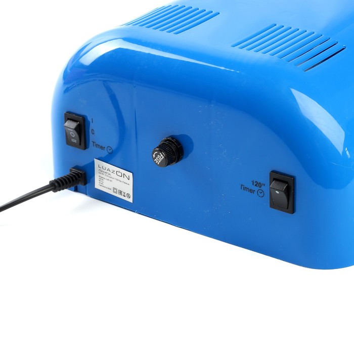 Лампа для гель-лака LuazON LUF-07, UV, 36 Вт, глянцевая, синяя