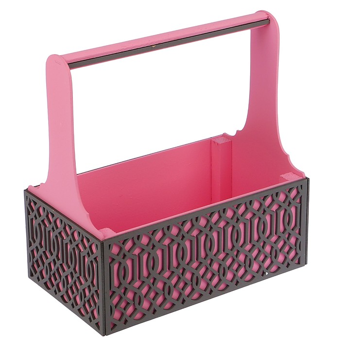 Ящик для цветов и подарков "Классика" №2 малый, 26х14х25см