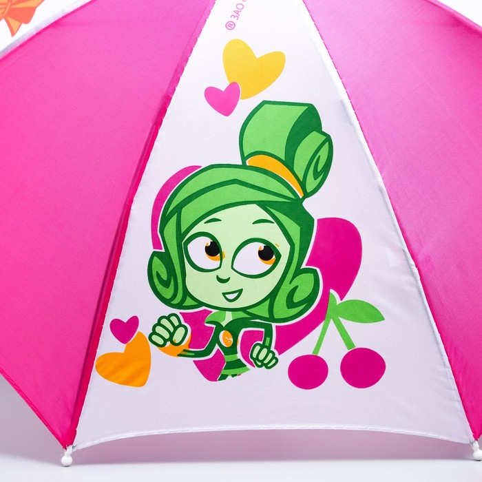 Зонт детский ФИКСИКИ "Симка и Верта" , 8 спиц d=52 см