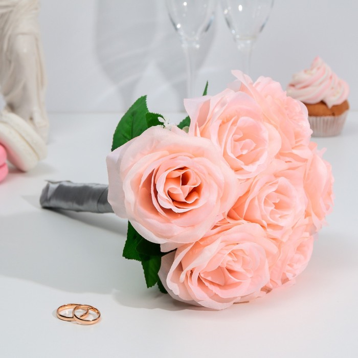 Букет «Нежность» розовые розы