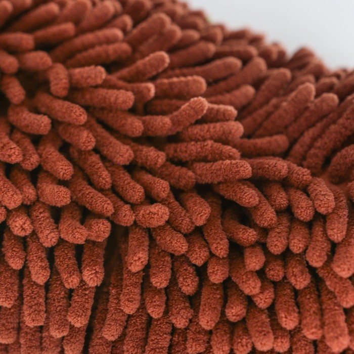 Варежка для мытья, микрофибра, супервпитывающая 32x19 см, микс