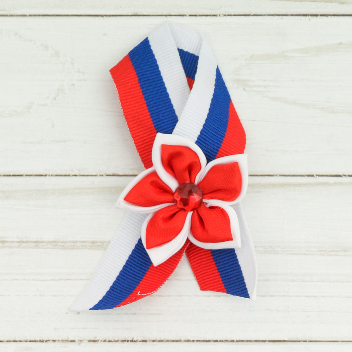 Лента фигурная триколор "Россия", 10,5 х 14 см