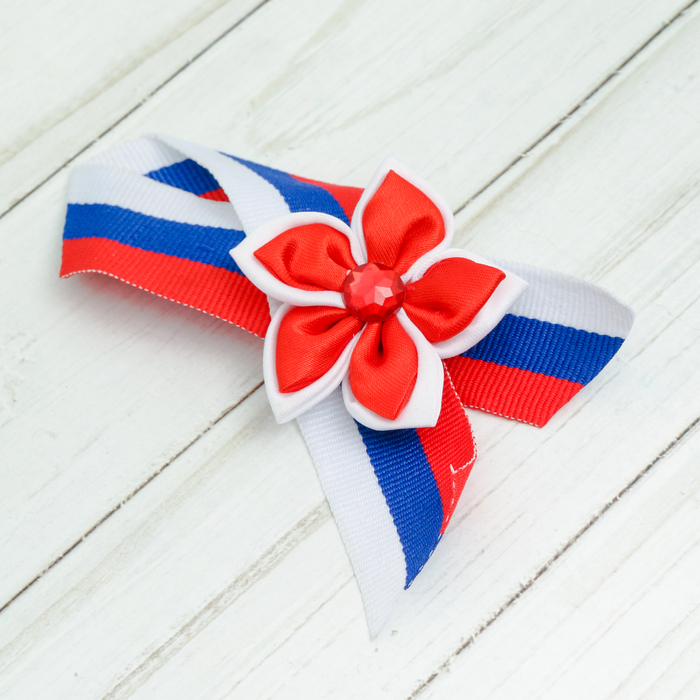 Лента фигурная триколор "Россия", 10,5 х 14 см