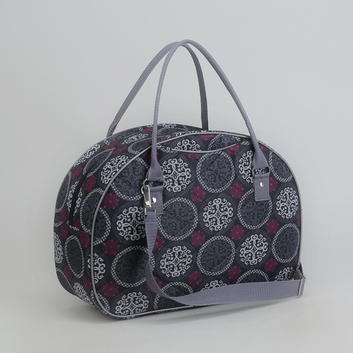 Саквояж, отдел на молнии, наружный карман, длинный ремень