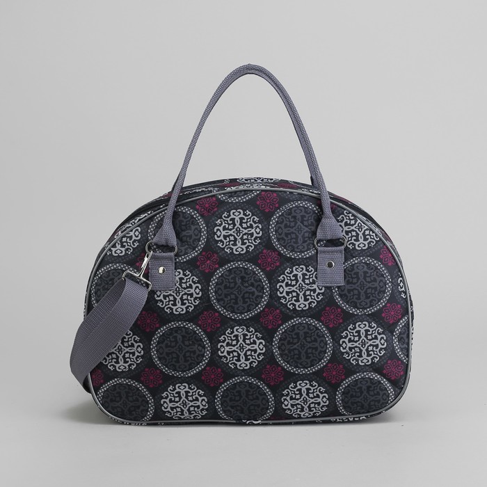 Саквояж, отдел на молнии, наружный карман, длинный ремень