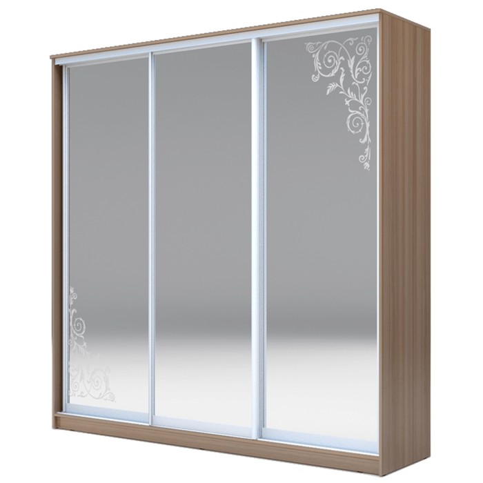 Шкаф-купе Хит-24-20-656 Ясень шимо тёмный, Уголки