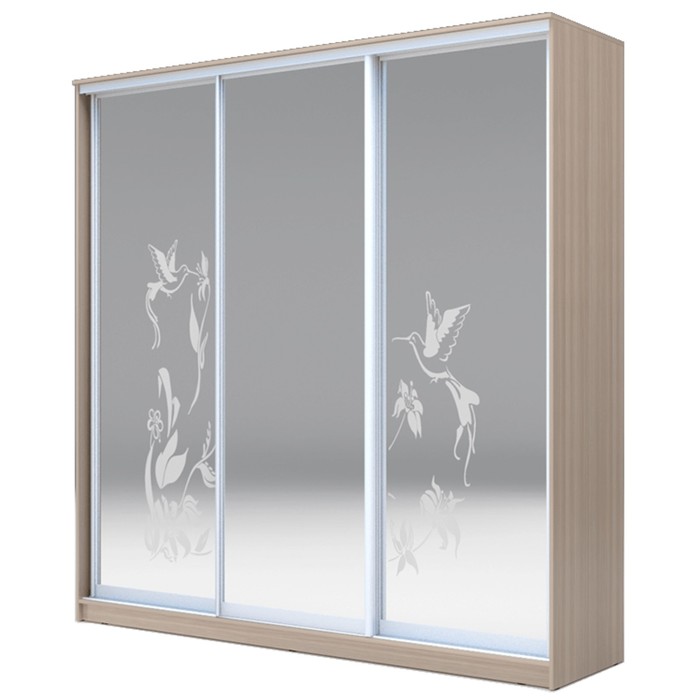 Шкаф-купе Хит-23-20-656 Ясень шимо светлый, Колибри