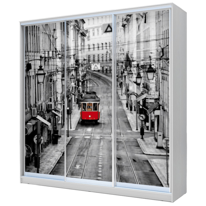 Шкаф-купе Хит-24-20-777 Белый, Лондон