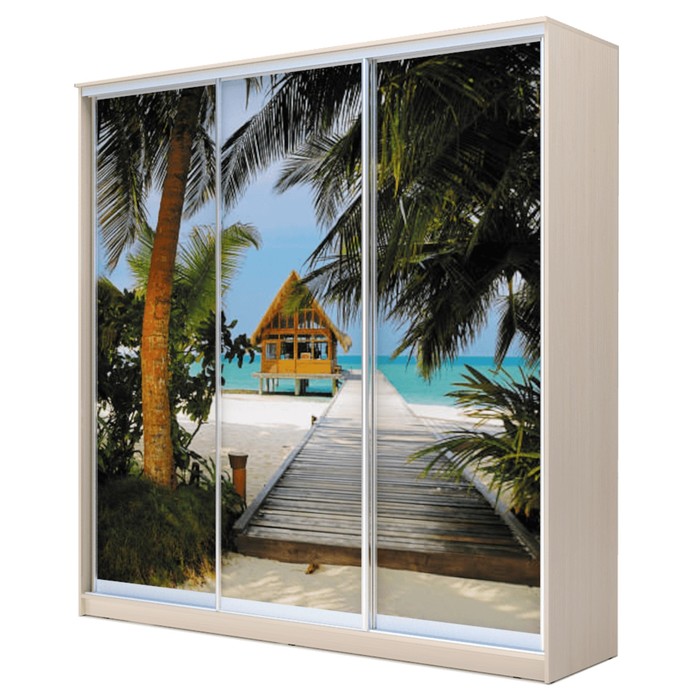 Шкаф-купе Хит-23-20-777 Дуб девонширский, Море