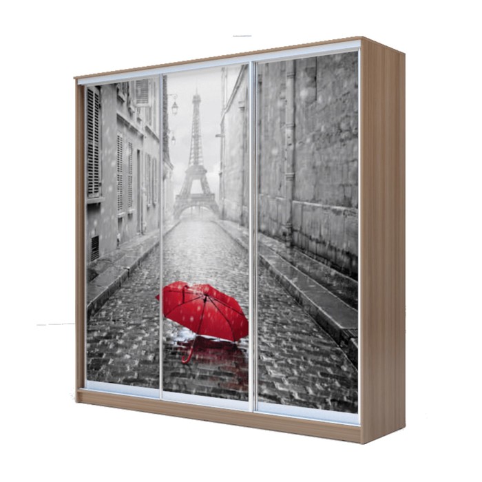 Шкаф-купе Хит-23-20-777 Ясень шимо тёмный, Париж