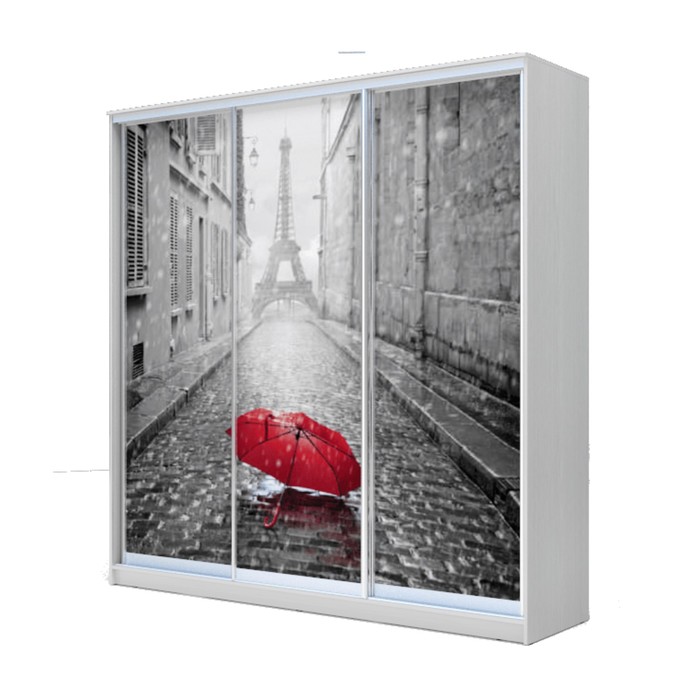 Шкаф-купе Хит-23-20-777 Белый, Париж