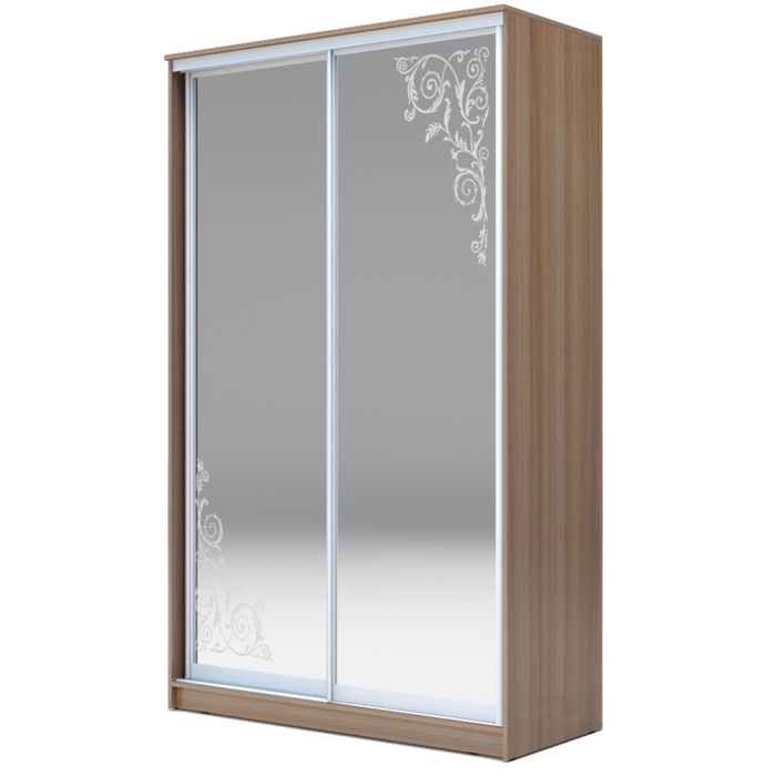 Шкаф-купе Хит-23-12-66 Ясень шимо тёмный, уголки