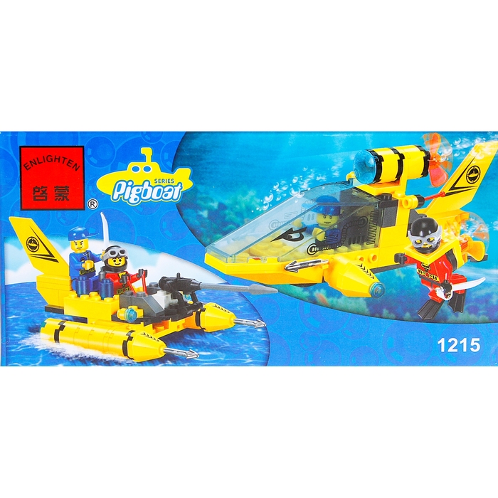 Конструктор «Морские исследователи: Глубоководный катер», 100 деталей