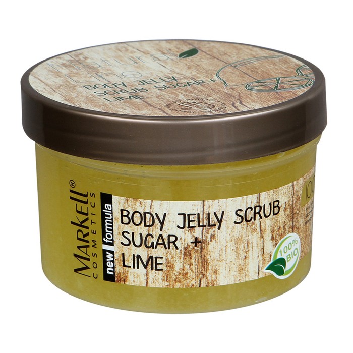Скраб-желе для тела, сахар+лайм, 280 г
