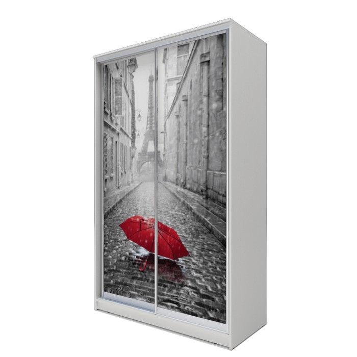 Шкаф-купе Хит-24-14-77 Белый, Париж