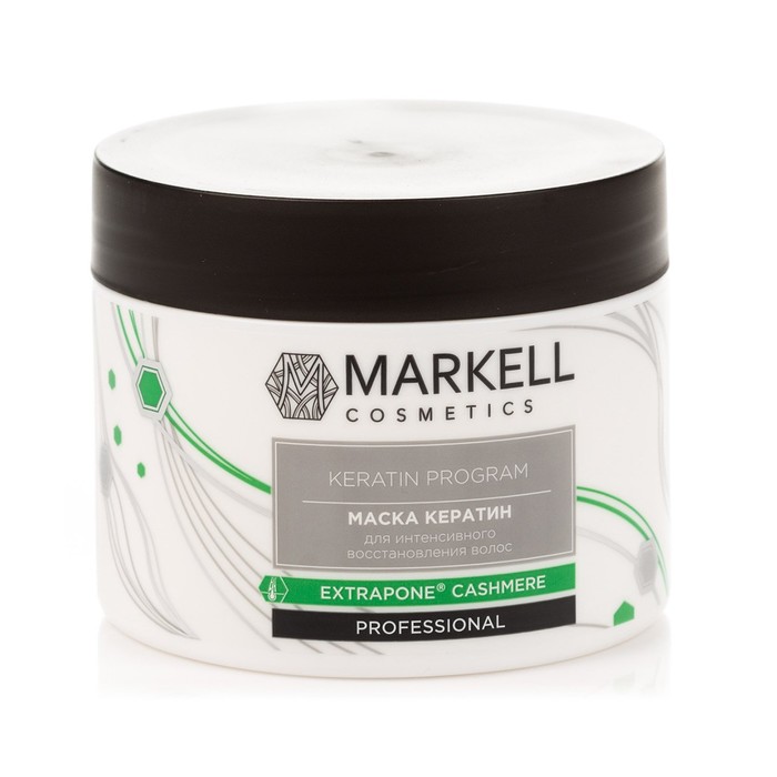 Маска для интенсивного восстановления волос Markell proff кератин, 290 г