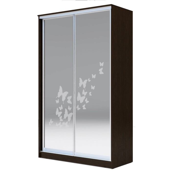Шкаф-купе Хит-23-17-66  Венге магия, бабочки