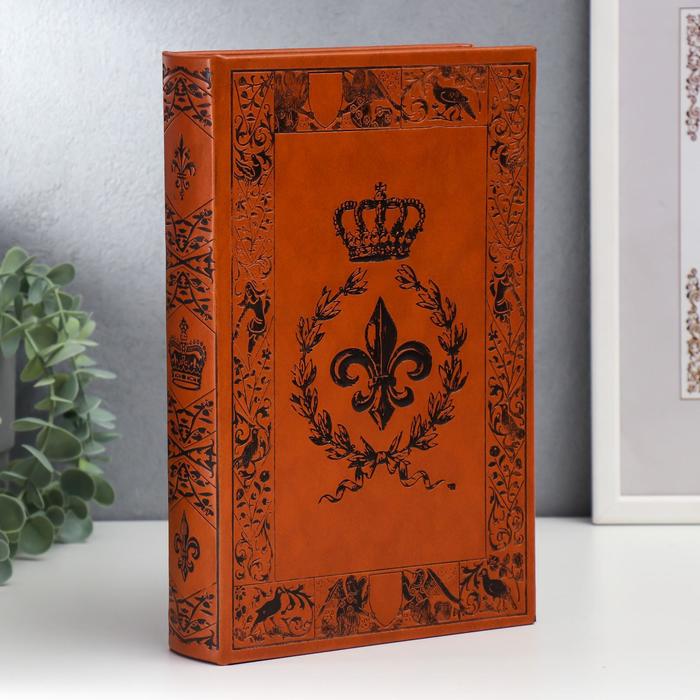 

Сейф-книга дерево "Книга императора" кожзам 26х17х5 см