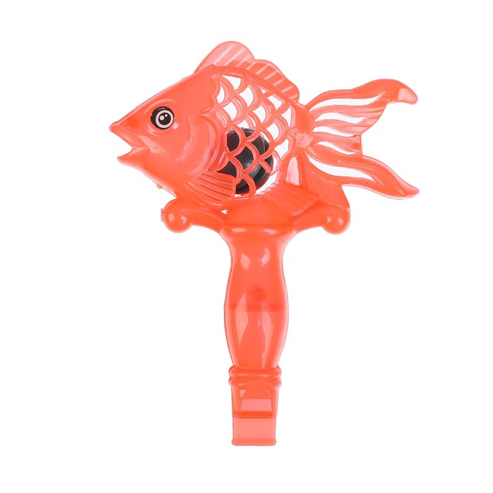 Свисток-погремушка "Рыбка", цвета МИКС