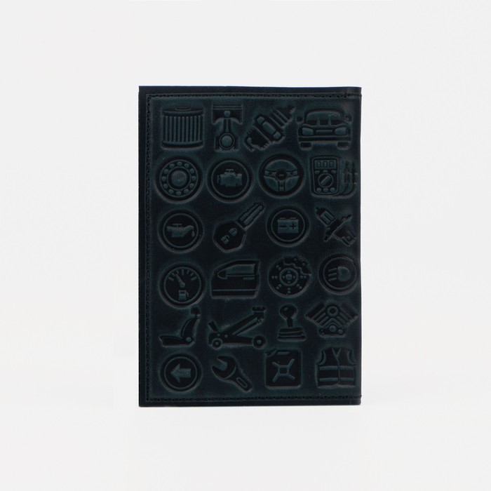 Обложка для автодокументов и паспорта, цвет зелёный