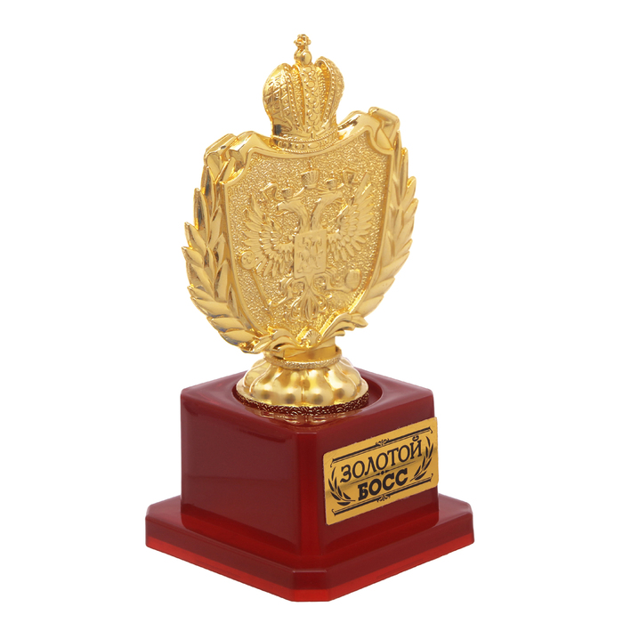 Фигура с символикой РФ "Золотой босс"