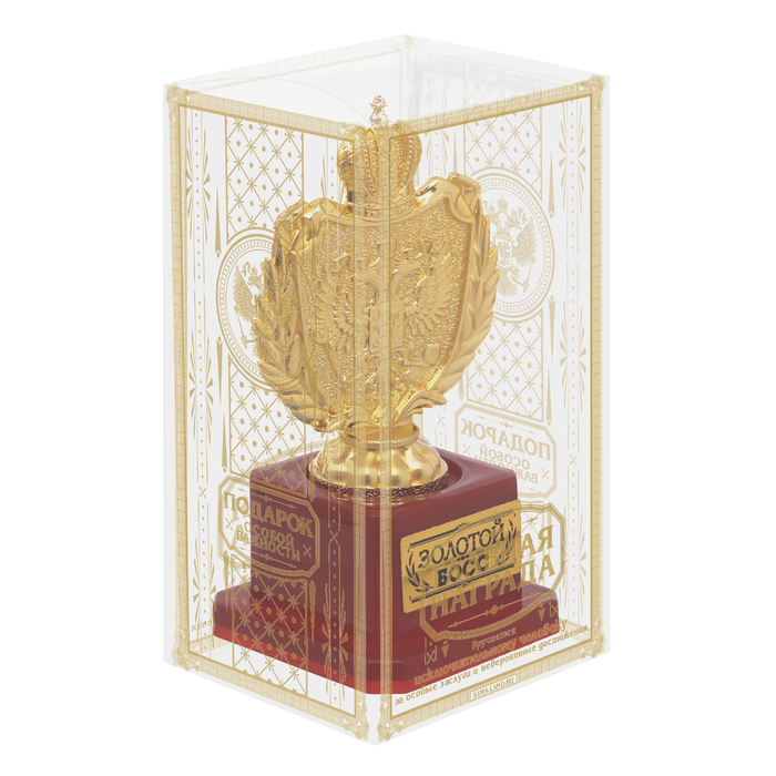 Фигура с символикой РФ "Золотой босс"