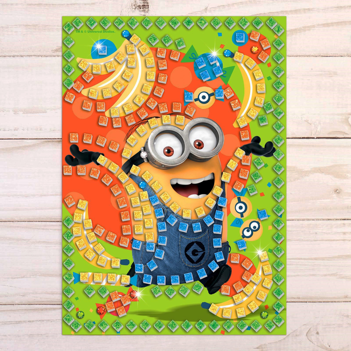 Мозаика стикерная "Бананы" Гадкий Я, EVA стикеры