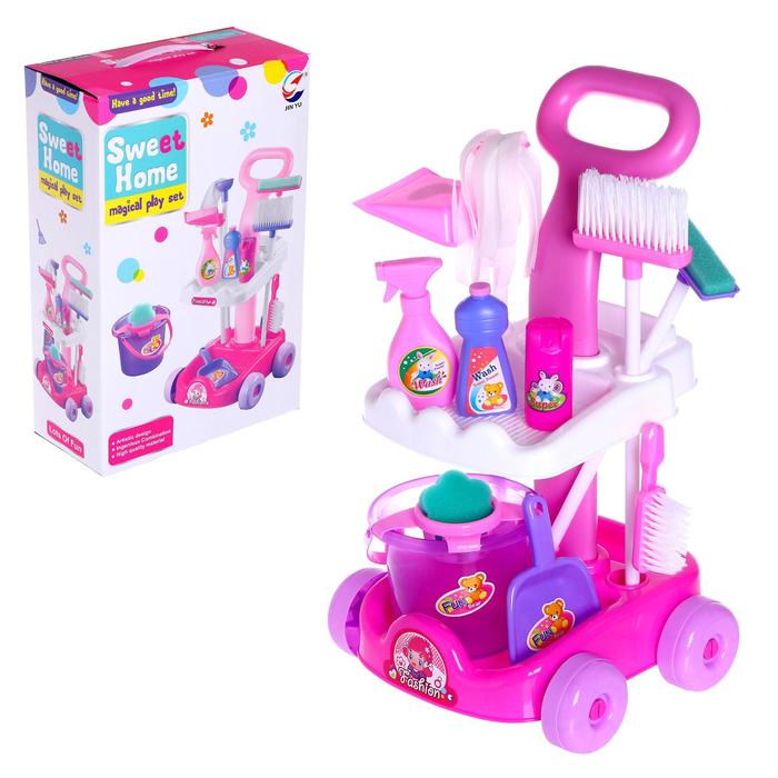 Набор юной хозяюшки "Карамель" в тележке с аксессуарами