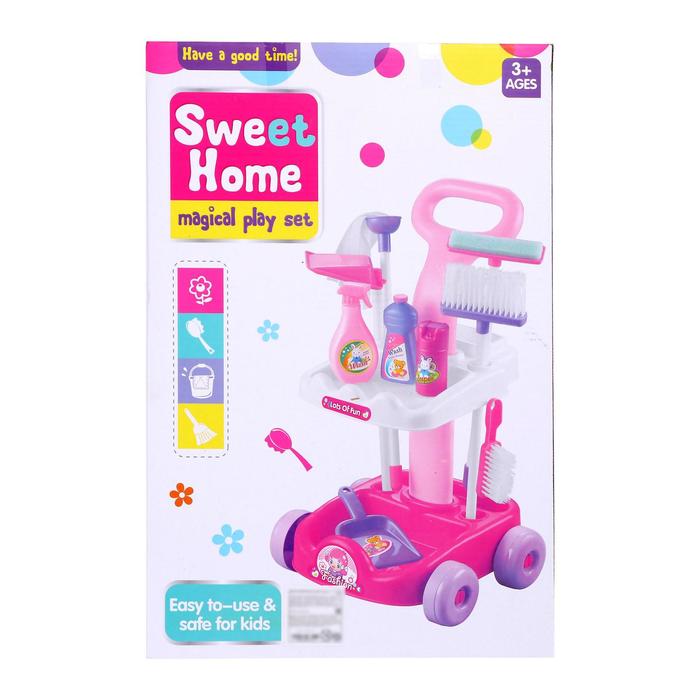 Набор юной хозяюшки "Карамель" в тележке с аксессуарами