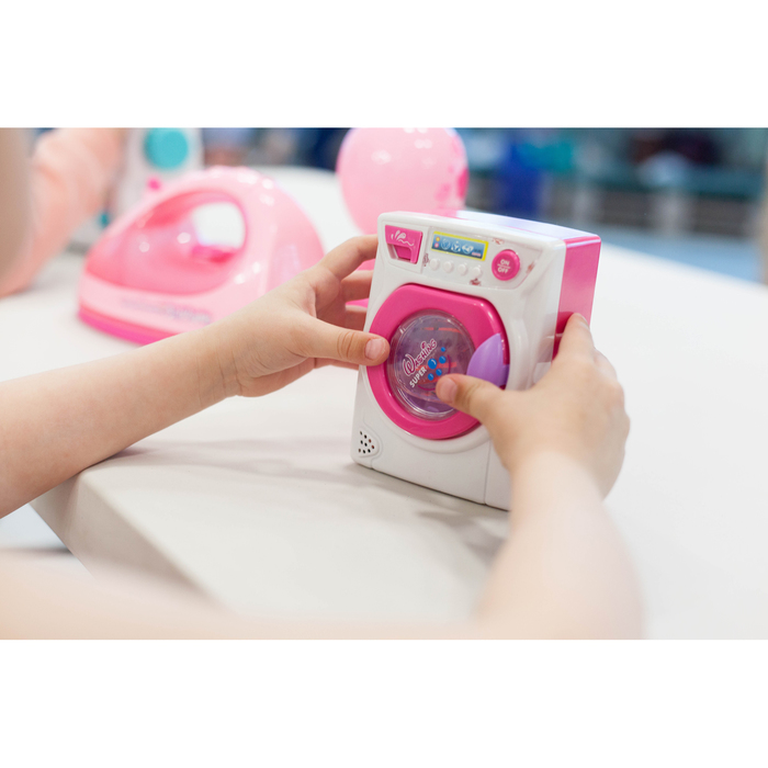 Бытовая техника стиральная машина «Карамель», цвет розовый