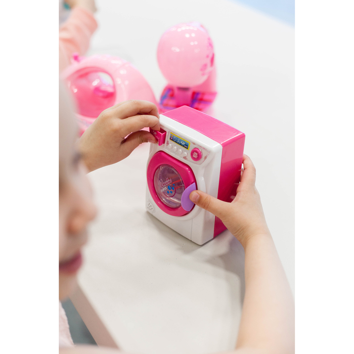 Бытовая техника стиральная машина «Карамель», цвет розовый