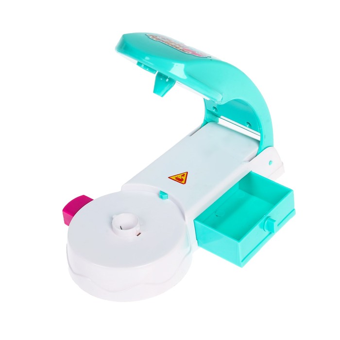 Швейная машина "Карамель" с 3 катушками и аппаратом для декора одежды, цвет мята