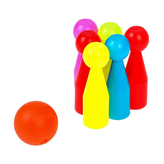 Боулинг "Весёлый шар", высота кегли 9,7 см