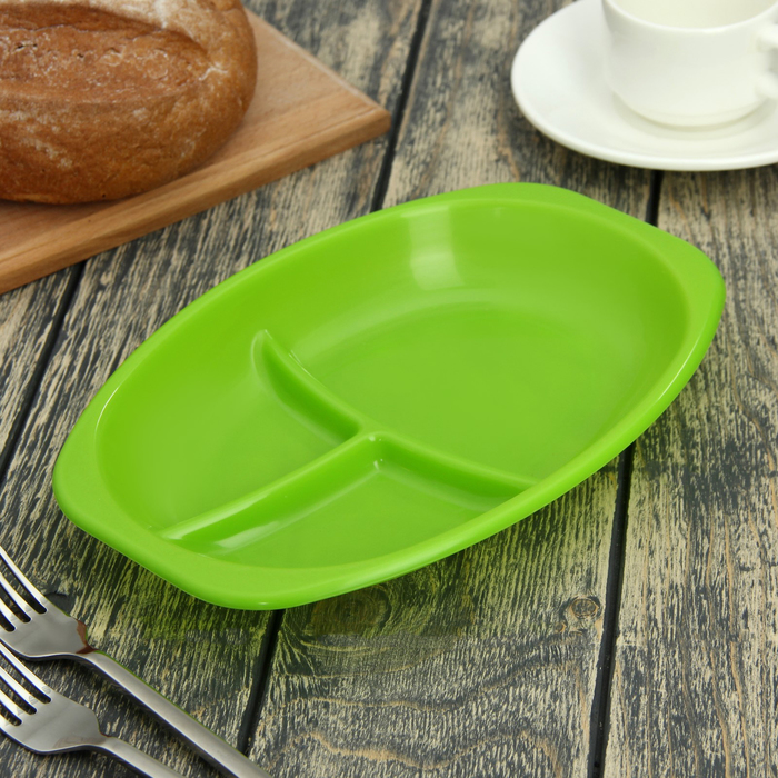 Менажница "Милая хозяйка", 3 секции, цвета МИКС