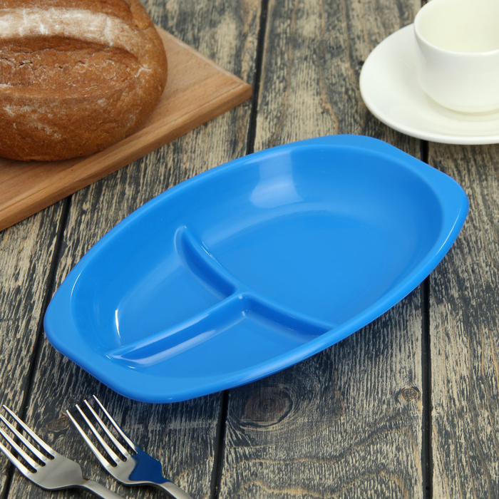 Менажница "Милая хозяйка", 3 секции, цвета МИКС