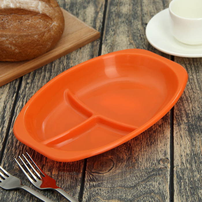 Менажница "Милая хозяйка", 3 секции, цвета МИКС