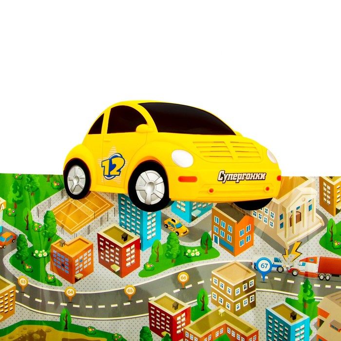 Электронный плакат-игра "Супер гонки"