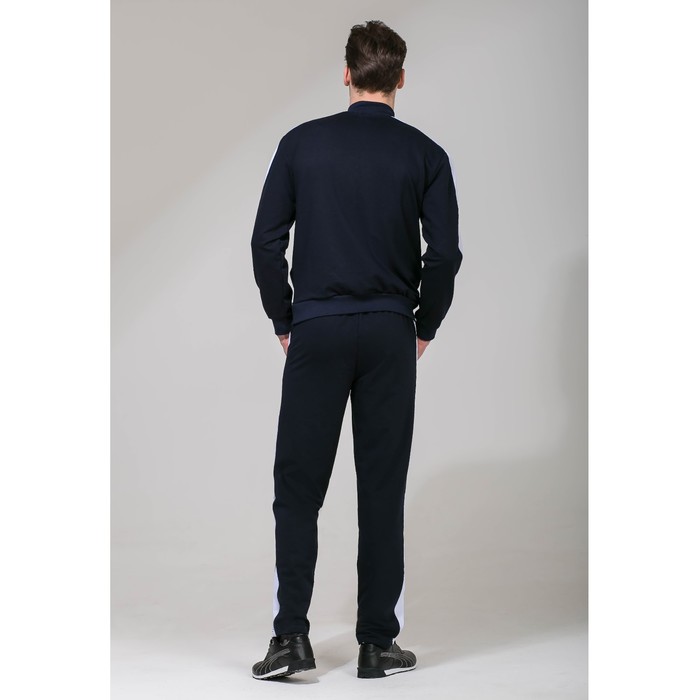 Костюм спортивный с лампасами мужской MINAKU, размер 56, цвет тёмно-синий