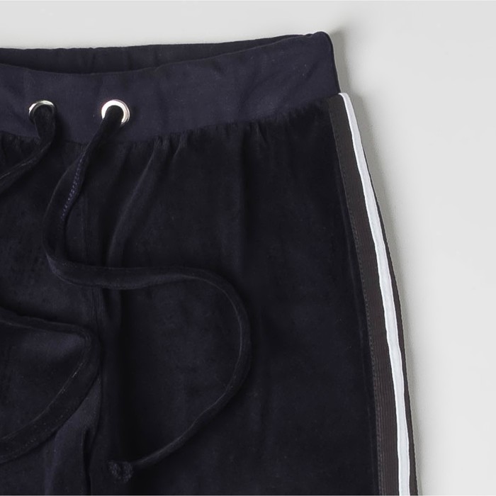 Спортивный костюм из велюра MINAKU, рост 110-116 см, цвет тёмно-синий