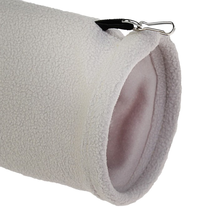 Тоннель для крыс с 2 карабинами, 9 х 20 см, флис