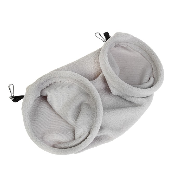 Тоннель для крыс с 2 карабинами, 9 х 20 см, флис