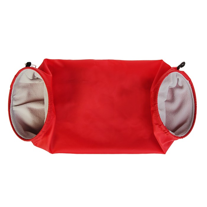 Тоннель для хорьков с 2 карабинами, 14 х 40 см, оксфорд/флис