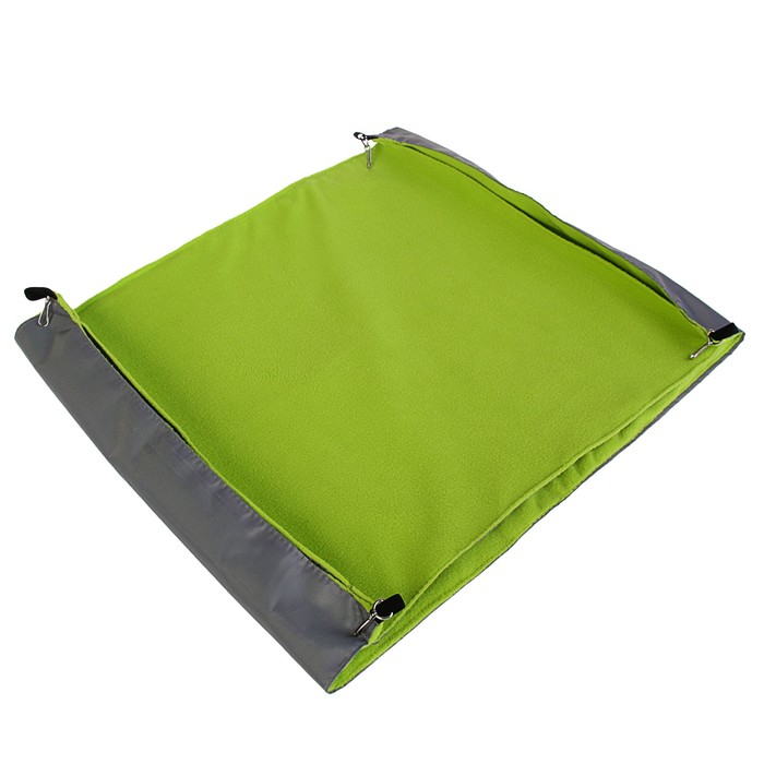 Гамак двойной для хорьков, с 4 карабинами, 35 х 38 см, оксфорд/флис