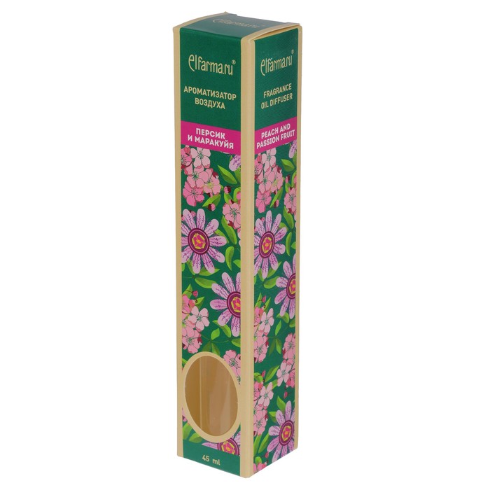 Диффузор с палочками "Восхитительный" (персик-маракуйя), 45мл