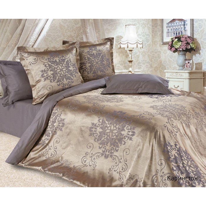 КПБ 1,5 сп "Карингтон", 150х215 см, 145х215 см, 70х70 см по 2 шт., сатин-жаккард