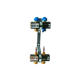 

Коллекторная группа Watts HKV/T-2, 1"х3/4", 2 выхода, для теплых полов, латунь