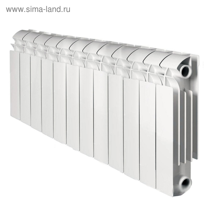 цена Радиатор алюминиевый Global VOX – R 350, 350 x 95 мм, 12 секций
