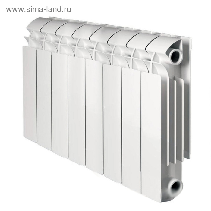 Радиатор алюминиевый Global VOX – R 500, 500 x 95 мм, 8 секций радиатор алюминиевый global vox – r 500 500 x 95 мм 4 секции