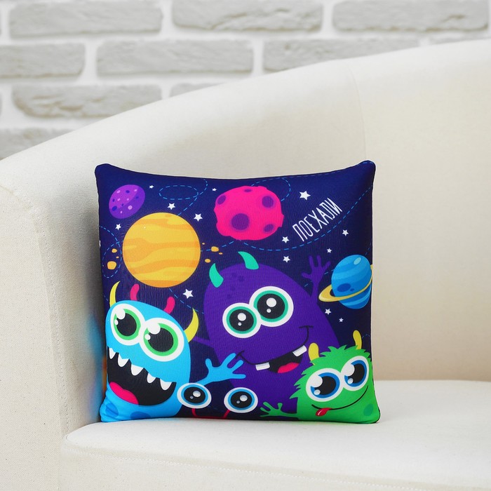 Подушка-антистресс "Поехали"